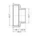 Фитинг резьбовой латунный переходник ВН-НАР 2"x1" Thermo Alliance SD4095025