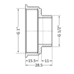 Фитинг резьбовой латунный переходник ВН-НАР 1"x1/2" Thermo Alliance SD4092515