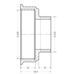 Фитинг резьбовой латунный переходник ВН-НАР 3/4"x1/2" Thermo Alliance SD4091520L6