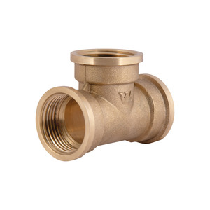 Фитинг резьбовой латунный тройник ВН 3/4" Thermo Alliance SD41120