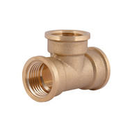 Фитинг резьбовой латунный тройник ВН 1/2" Thermo Alliance SD41115