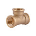 Фитинг резьбовой латунный тройник ВН 1/2" Thermo Alliance SD41115