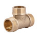 Фітинг різьбовий латунний трійник НАР 3/4" Thermo Alliance SD41220