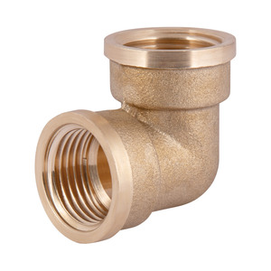 Фитинг резьбовой латунный угольник ВН 1/2" Thermo Alliance SD41815