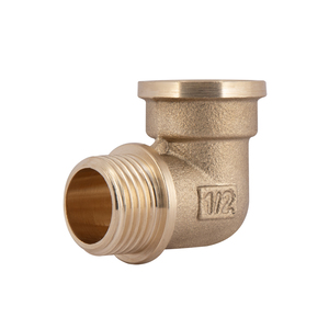Фитинг резьбовой латунный угольник ВН-НАР 1/2" Thermo Alliance SD42015