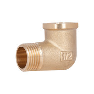 Фітинг різьбовий латунний косинець ВН-НАР 1/2" Thermo Alliance SD42115U