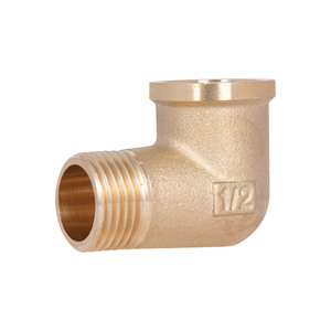 Фитинг резьбовой латунный угольник ВН-НАР 1/2" Thermo Alliance SD42115U