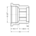 Фитинг резьбовой латунный удлинитель латунный ВН-НАР 1/2"x10 мм Thermo Alliance SD4221510