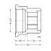 Фитинг резьбовой латунный удлинитель латунный ВН-НАР 1/2"x20 мм Thermo Alliance SD4221520