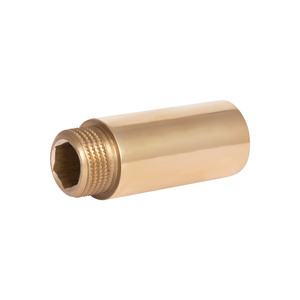 Фитинг резьбовой латунный удлинитель латунный ВН-НАР 1/2"x80 мм Thermo Alliance SD4221580