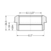 Фитинг резьбовой латунный футорка ВН-НАР 2"x1 1/2" Thermo Alliance SD4235040
