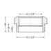 Фітинг різьбовий латунний футорка ВН-НАР 1 1/2"x1 1/4" Thermo Alliance SD4234032