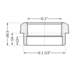 Фитинг резьбовой латунный футорка ВН-НАР 1 1/2"x1" Thermo Alliance SD4234025