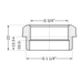 Фітинг різьбовий латунний футорка ВН-НАР 1 1/4"x3/4" Thermo Alliance SD4233220