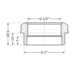 Фитинг резьбовой латунный футорка ВН-НАР 1"x1/2" Thermo Alliance SD4232515