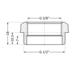 Фітинг різьбовий латунний футорка ВН-НАР 1/2"x3/8" Thermo Alliance SD423159