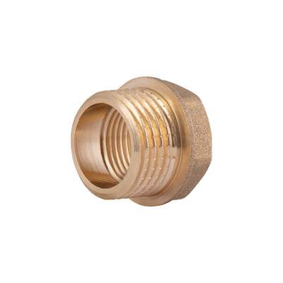 Фітинг різьбовий латунний футорка ВН-НАР 1/2"x1/4" Thermo Alliance SD423156