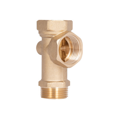 Фітинг різьбовий латунний п'ятірник ВН-НАР 1"x1"x1"x1/4"x1/4" Thermo Alliance SD42525252566