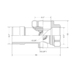 Фітинг різьбовий латунний п'ятірник ВН-НАР 1"x1"x1"x1/4"x1/4" Thermo Alliance SD42525252566