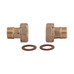 Комплект для счетчика ВН-НАР 1"x3/4" Thermo Alliance SD42915