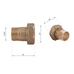 Комплект для счетчика ВН-НАР 3/4"x1" Thermo Alliance SD42920
