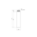 Фитинг резьбовой латунный удлинитель ВН-НАР 1/2"x100 мм Thermo Alliance SD13015100