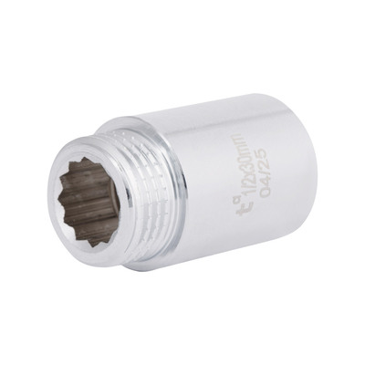 Фитинг резьбовой латунный удлинитель ВН-НАР 1/2"x30 мм Thermo Alliance SD1301530