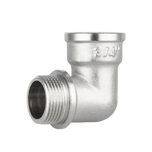 Фітинг різьбовий латунний косинець ВН-НАР 3/4" Thermo Alliance SF37220