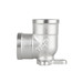 Фитинг резьбовой латунный угольник настенный ВН 1/2" Thermo Alliance SF37115