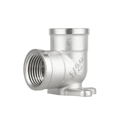 Фитинг резьбовой латунный угольник настенный ВН 1/2" Thermo Alliance SF37115