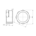 Фитинг резьбовой латунный футорка ВН-НАР 1 1/2"x1 1/4" Thermo Alliance SF3744032
