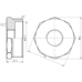 Фитинг резьбовой латунный футорка ВН-НАР 2"x3/4" Thermo Alliance SF3745020