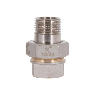 Фитинг резьбовой латунный сгон "американка" прямая ВН-НАР 1/2" Thermo Alliance TAS190W15