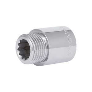 Фітинг різьбовий латунний подовжувач ВН-НАР 1/2"x25 мм Thermo Alliance TAF1301525