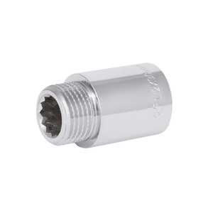 Фитинг резьбовой латунный удлинитель ВН-НАР 1/2"x30 мм Thermo Alliance TAF1301530