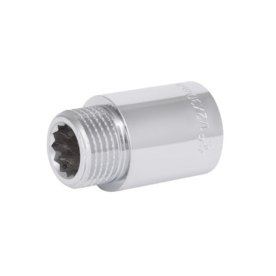 Фитинг резьбовой латунный удлинитель ВН-НАР 1/2"x30 мм Thermo Alliance TAF1301530
