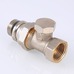 Клапан радиаторный Valtec настроечный прямой с доп уплотнением вн-нар 1/2" VT.020.NR.04