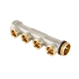 Коллектор Valtec с наружной резьбой 2 вых 1"х3/4" евроконус VTc.500.NE.060502