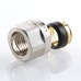 Фитинг коллекторный Valtec обжимной для медной трубы вн 15 мм X 1/2" VTc.711.N.1504