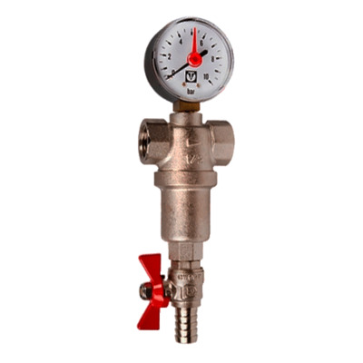 Фильтр механической очистки Valtec промывной каскадный вн-вн 1/2" FT.390.N.04