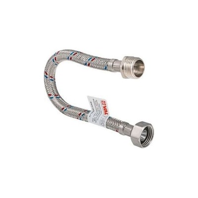 Подводка гибкая Valtec для воды 120 см вн-нар 1/2" гайка-штуцер VTf.002.IS.04040120
