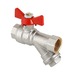 Кран шаровой Valtec с фильтром механической очистки вн-вн 1/2" Combi VT.293.N.04