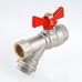 Кран шаровой Valtec с фильтром механической очистки вн-вн 1/2" Combi VT.293.N.04