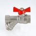 Кран шаровой Valtec с фильтром механической очистки вн-вн 1/2" Combi VT.293.N.04