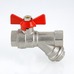 Кран шаровой Valtec с фильтром механической очистки вн-вн 1/2" Combi VT.293.N.04