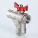 Кран шаровой Valtec со встроенным прямым фильтром вн-вн 3/4" Combi VT.294.N.05
