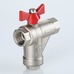 Кран шаровой Valtec со встроенным прямым фильтром вн-вн 3/4" Combi VT.294.N.05