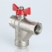 Кран шаровой Valtec со встроенным прямым фильтром вн-вн 3/4" Combi VT.294.N.05