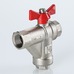 Кран шаровой Valtec со встроенным прямым фильтром вн-вн 3/4" Combi VT.294.N.05