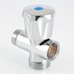 Вентиль-тройник Valtec для подключения нар-нар-вн 1/2"х3/4"х1/2" VT.255.N.04